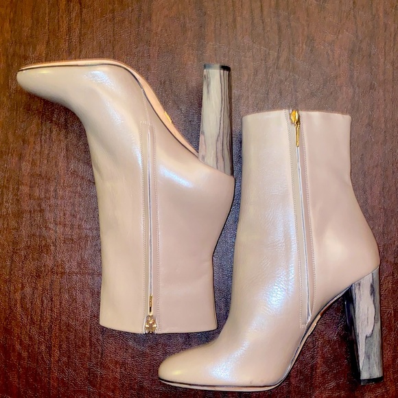 Hugo Boss Taupe Leather Boots - Picture 8 of 8